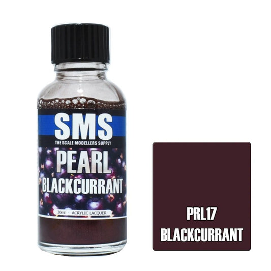 SMS Pearl Acrylic Lacquer Colour Blackcurrant PRL17