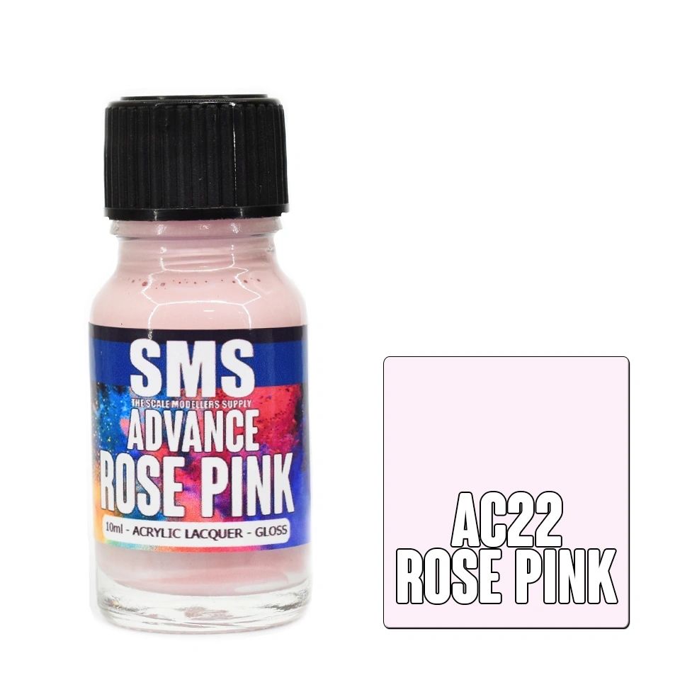 SMS Advance Acrylic Lacquer Colour Rose Pink AC22