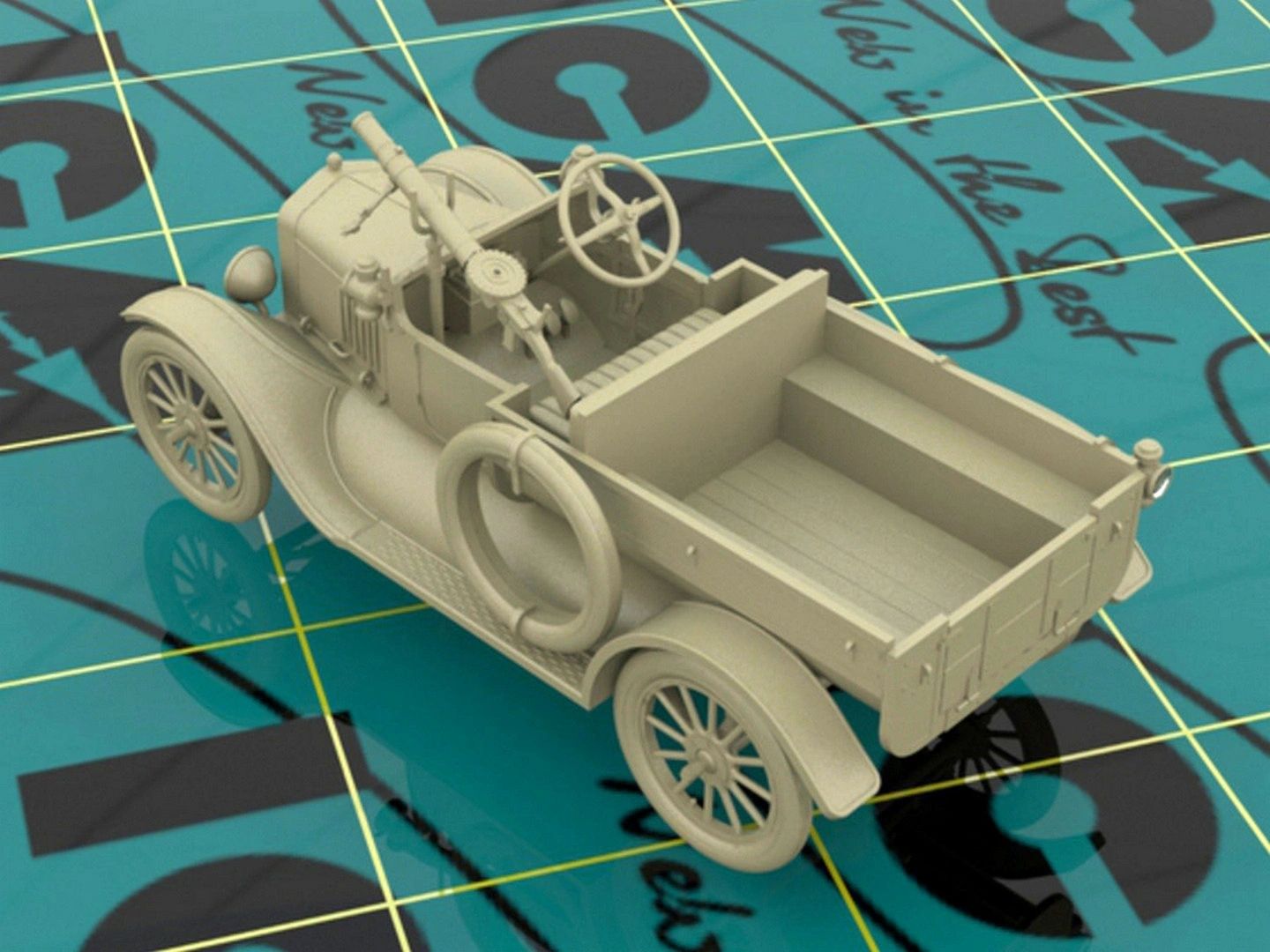 ICM 1/35 Model T 1917 LCP with Vickers Machine Gun, WWI ANZAC