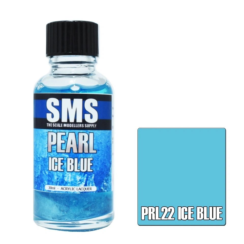 SMS Pearl Acrylic Lacquer Colour Ice Blue PRL22