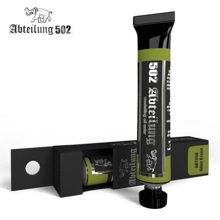 AK Interactive ABT502 Oil Paint Colour OLIVE GREEN ABT615