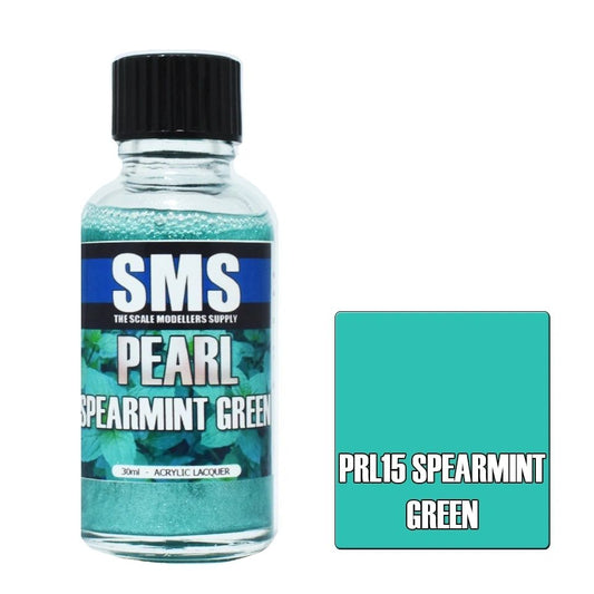 SMS Pearl Acrylic Lacquer Colour Spearmint Green PRL15