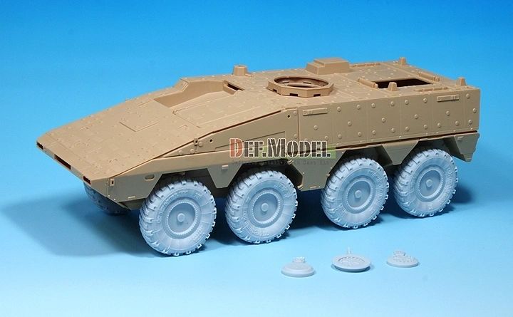 Def Model 1/35 GTK Boxer MRAV Wheel set (sagged) for Hobby Boss kits