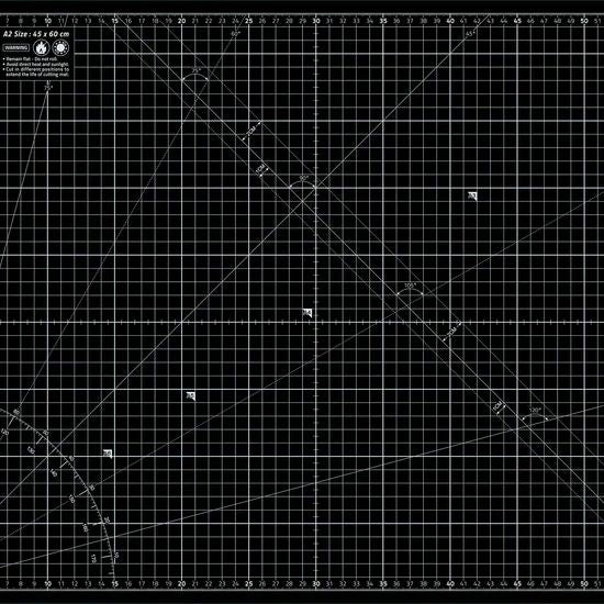 SMS Cutting Mat A2 - Black