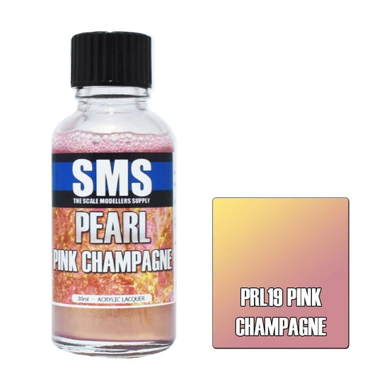 SMS Pearl Acrylic Lacquer Colour Pink Champagne PRL19