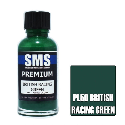 SMS Premium Acrylic Lacquer Colour British Racing Green PL50