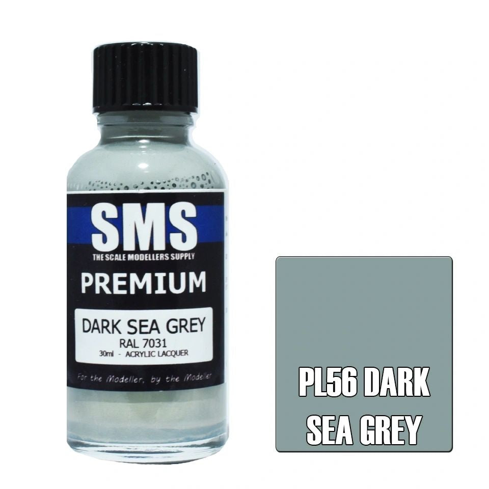 SMS Premium Acrylic Lacquer Colour Dark Sea Grey PL56