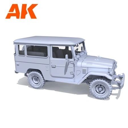 AK 1:35 FJ43 Toyota Land Cruiser with hard top