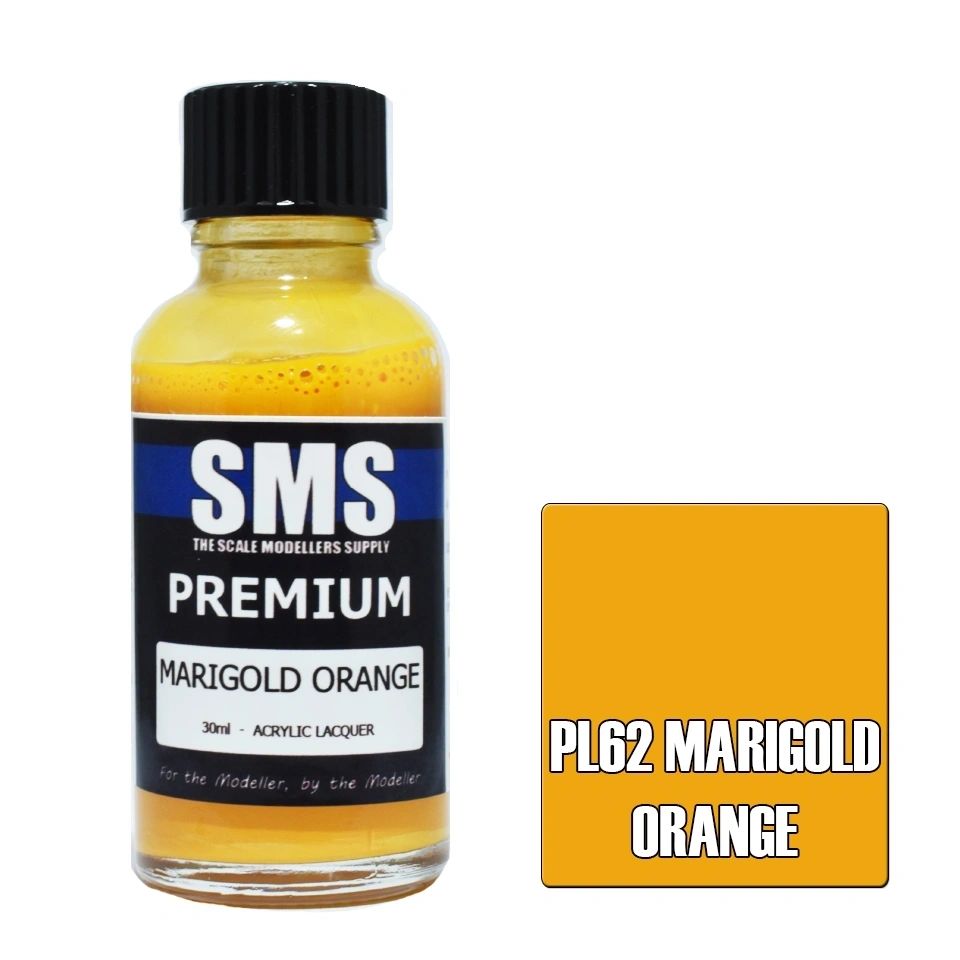SMS Premium Acrylic Lacquer Colour Marigold Orange PL62