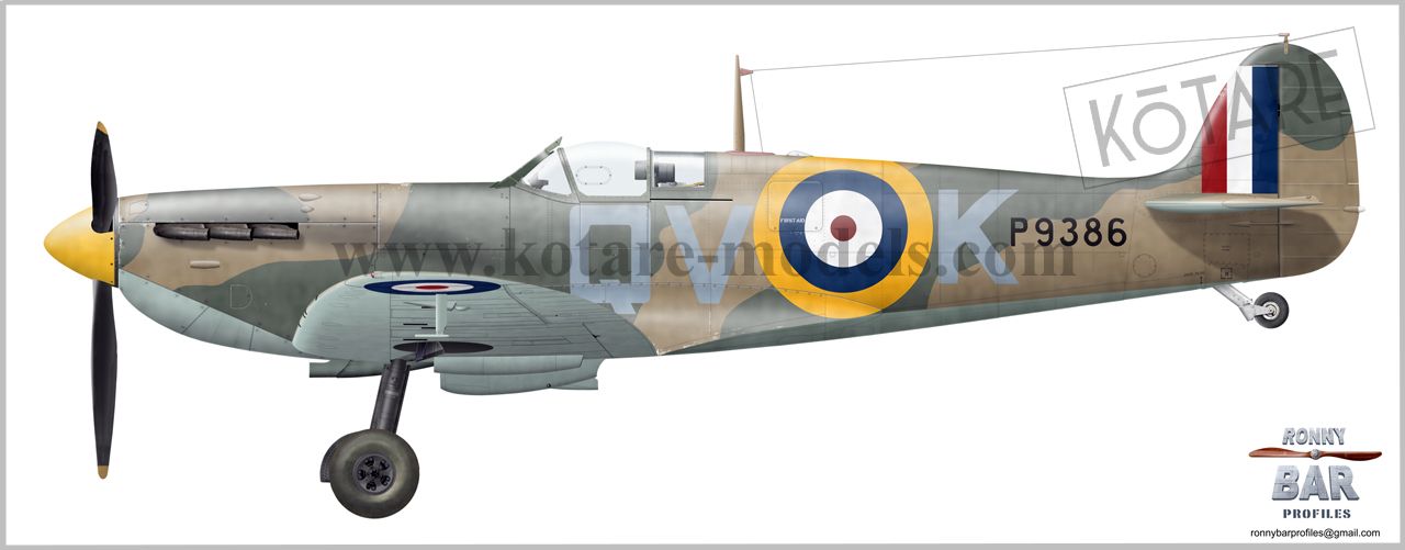 Kotare 1/32 Spitfire Mk.Ia "Brian Lane" LIMITED EDITION K32601