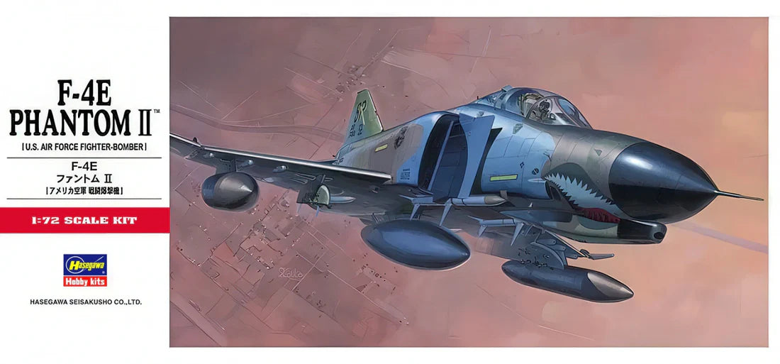 Hasegawa 1/72 F-4E PHANTOM II (U.S. Air Force Fighter-Bomber) H00332