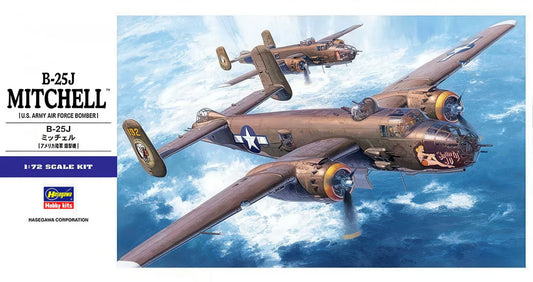 Hasegawa 1/72 B-25J MITCHELL (U.S. Army Air Force Bomber) H00546