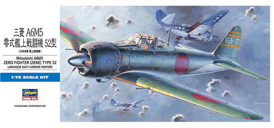 Hasegawa 1/72 Mitsubishi A6M5 Zero Fighter Type 52 "Zeke" H01452