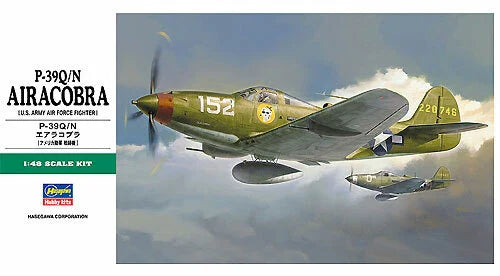 Hasegawa 1/48 P-39Q/N AIRACOBRA U.S. Army Air Force Fighter  H19193