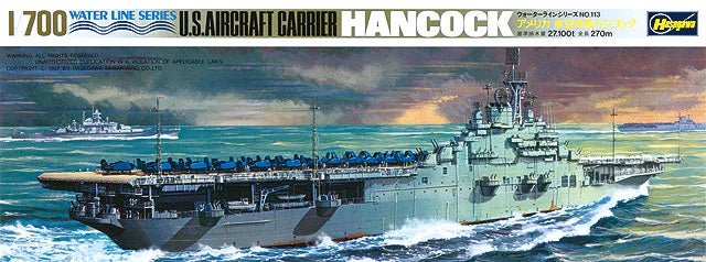 Hasegawa 1/700 U.S. AIRCRAFT CARRIER HANCOCK WATER LINE SERIES H49708