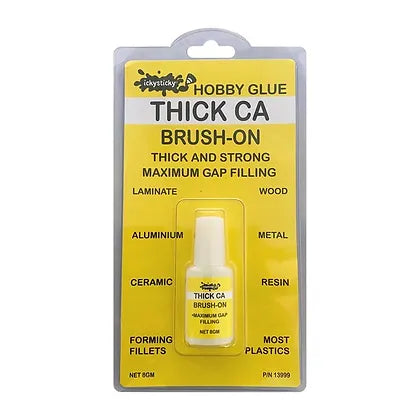 Ickysticky Hobby CA Glue Thick 8gm Brush On