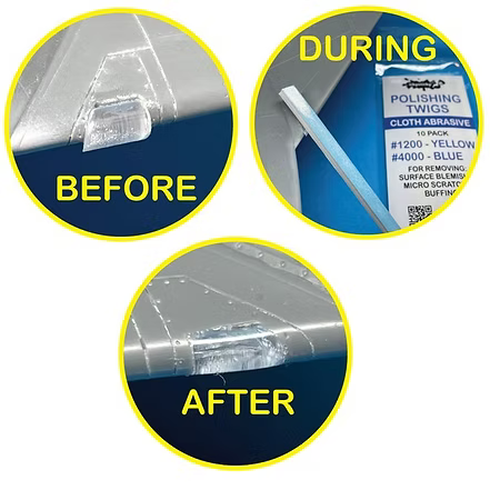 Ickysticky Sanding Sticks POLISHING (2pce) 610612