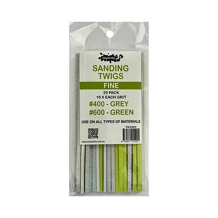 Ickysticky Sanding Twigs FINE – #400 / #600 (20pce) 610619