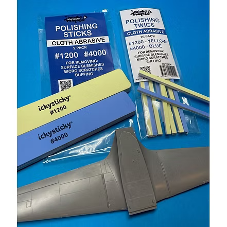 Ickysticky Sanding Sticks POLISHING (2pce) 610612