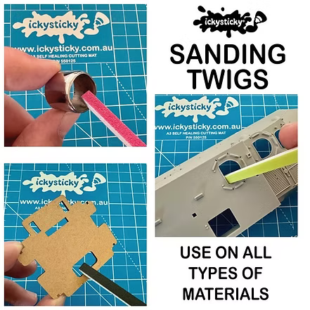 Ickysticky Sanding Twigs MEDIUM – #240 / #320 (20pce) 610618