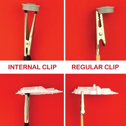 Ickysticky Alligator Clips INTERNAL (10pce) 560303