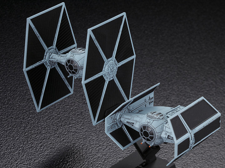 Bandai STAR WARS VEHICLE MODEL 007 TIE ADVANCED x 1 and FIGHTER SET G5064110