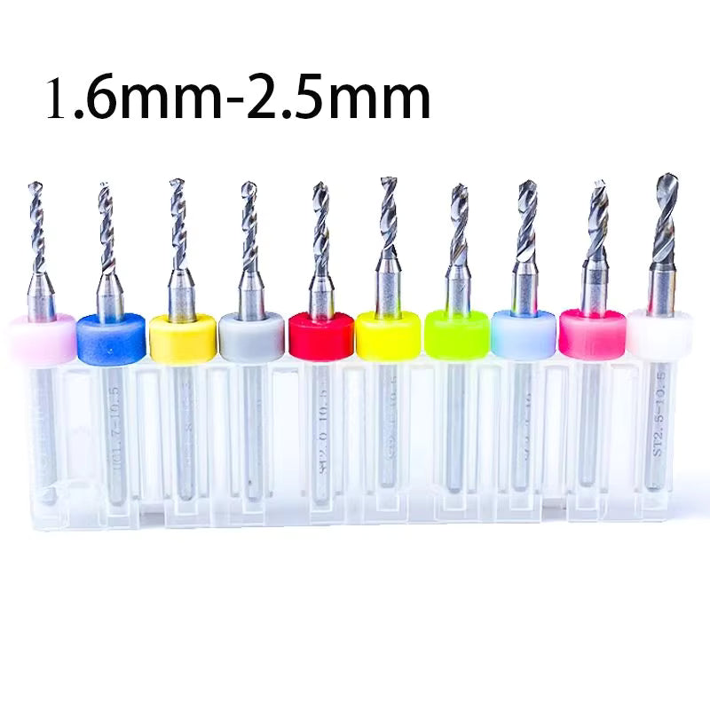 KSM Carbide Micro Drill Bits 10pce (1.6-2.5mm) KSMDBS1625