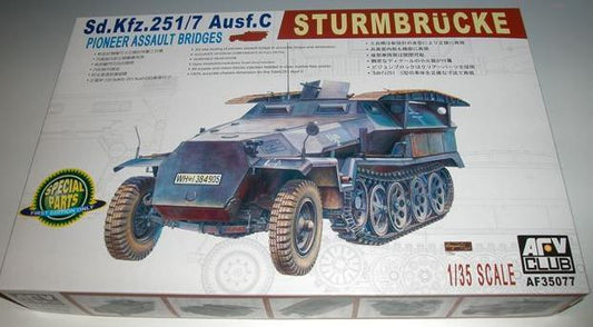 AFV Club 1/35 German Sd.Kfz.25 Ausf.C Half-Track AF35077