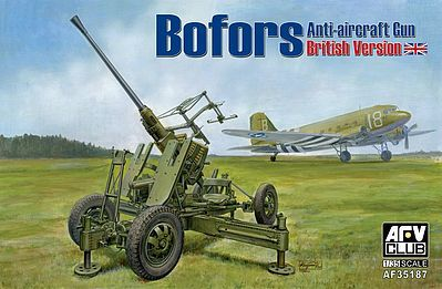 AFV Club 1/35 Bofors British Qf 40mm Mk.III Aa Gun Late Type AF35187