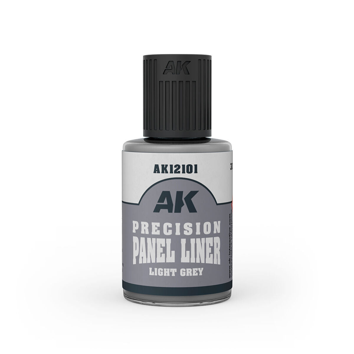 AK Interactive Precision Enamel Paneliner - LIGHT GREY 30ml AK12101