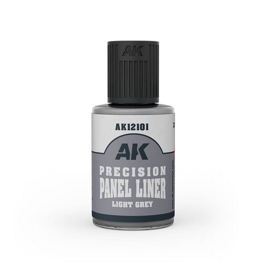 AK Interactive Precision Enamel Paneliner - LIGHT GREY 30ml AK12101
