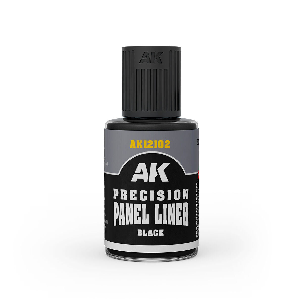 AK Interactive Precision Enamel Paint Paneliner BLACK 30ml AK12102