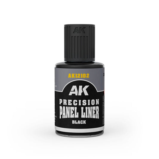 AK Interactive Precision Enamel Paint Paneliner BLACK 30ml AK12102