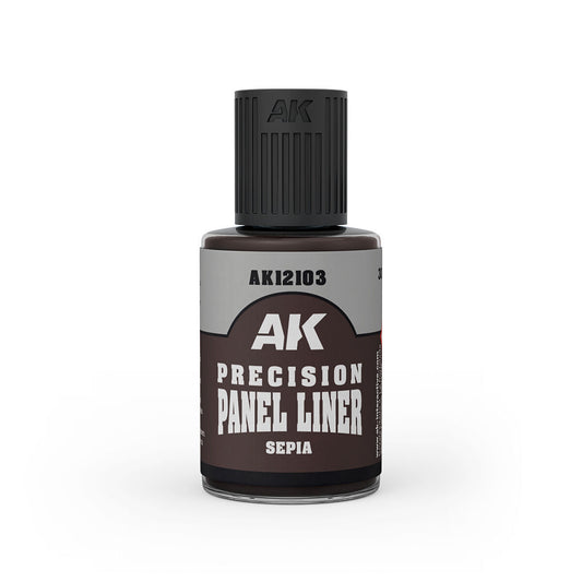 AK Interactive Precision Enamel Paneliner - SEPIA 30ml AK12103