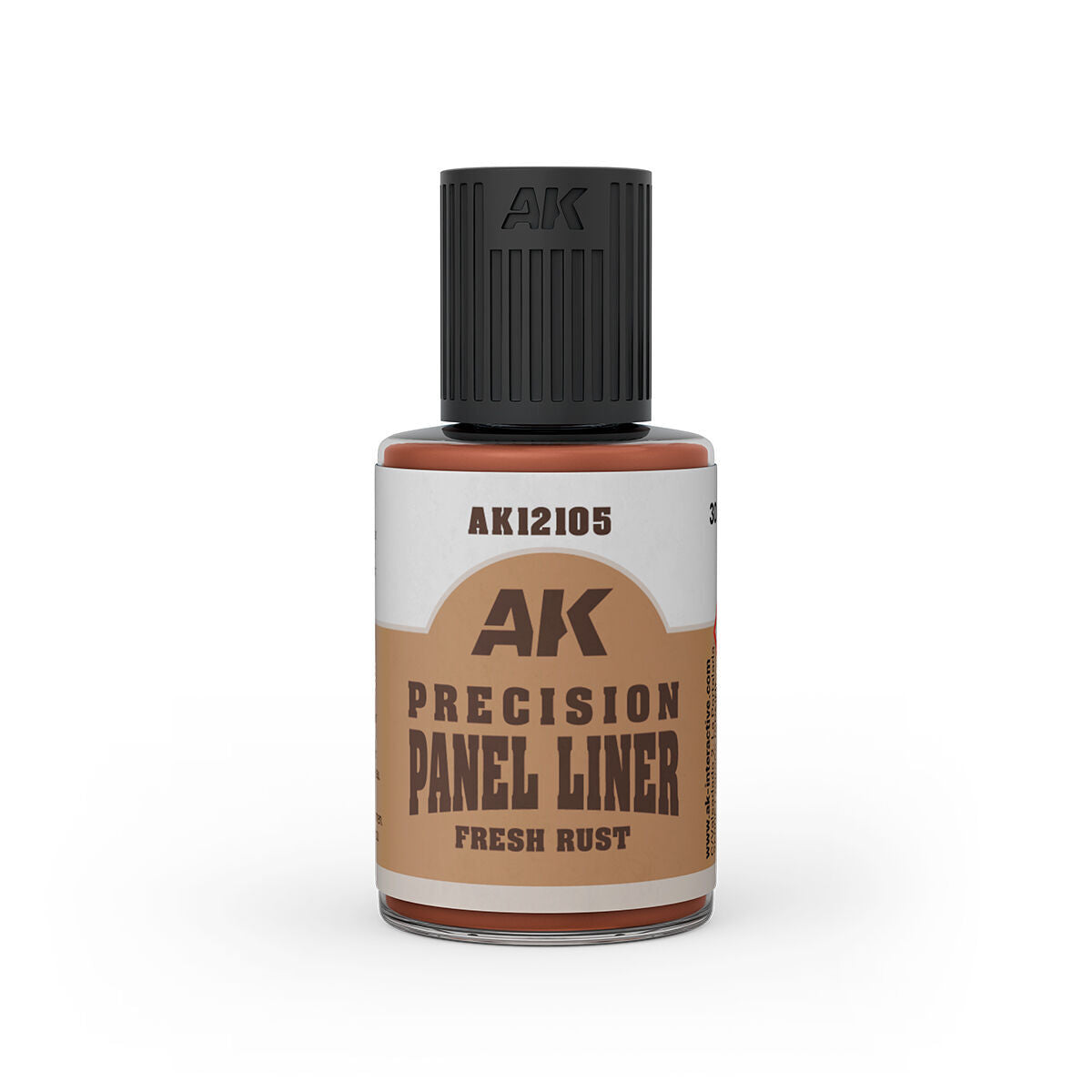 AK Interactive Precision Enamel Paneliner - FRESH RUST 30ml AK12105