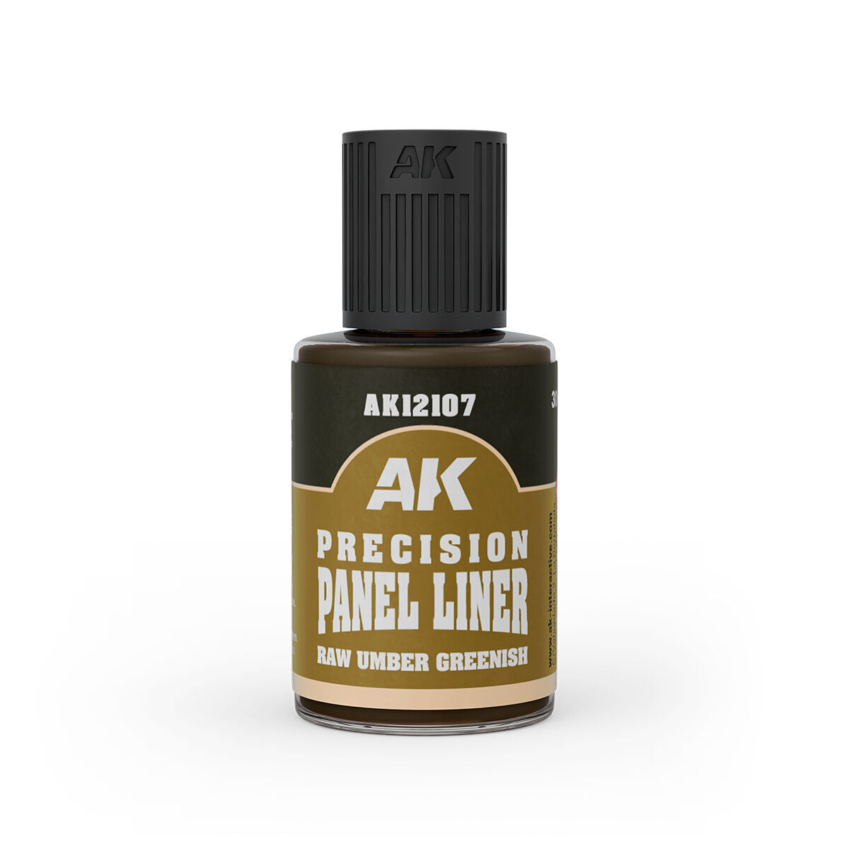 AK Interactive Precision Enamel Paneliner RAW UMBER GREENISH 30ml AK12107