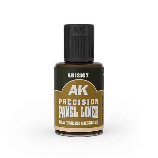 AK Interactive Precision Enamel Paneliner RAW UMBER GREENISH 30ml AK12107