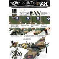 AK Interactive Enamel Paint Paneliner BROWN and GREEN CAMOUFLAGE 35ml AK2071
