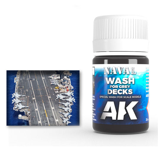 AK Interactive Enamel WASH for GREY SHIPS 35ml AK302