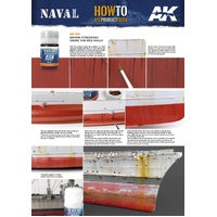 AK Interactive Enamel Naval BROWN STREAKING for RED HULLS 35ml AK304
