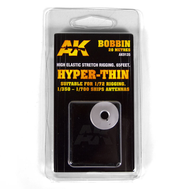 AK Interactive Elastic Rigging Bobbin Hyper-Thin AK9135