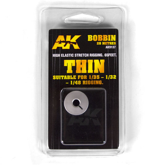 AK Interactive Elastic Rigging Bobbin Thin AK9137