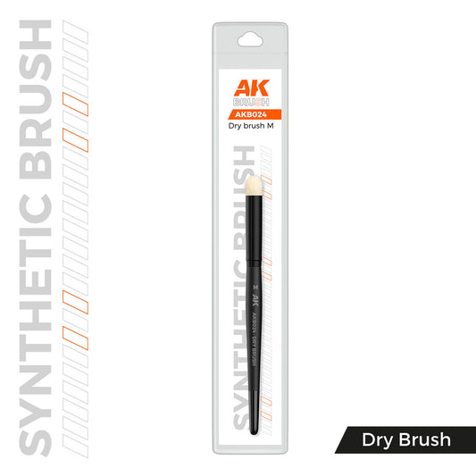 AK Interactive Synthetic Dry Brush - MEDIUM AKB024
