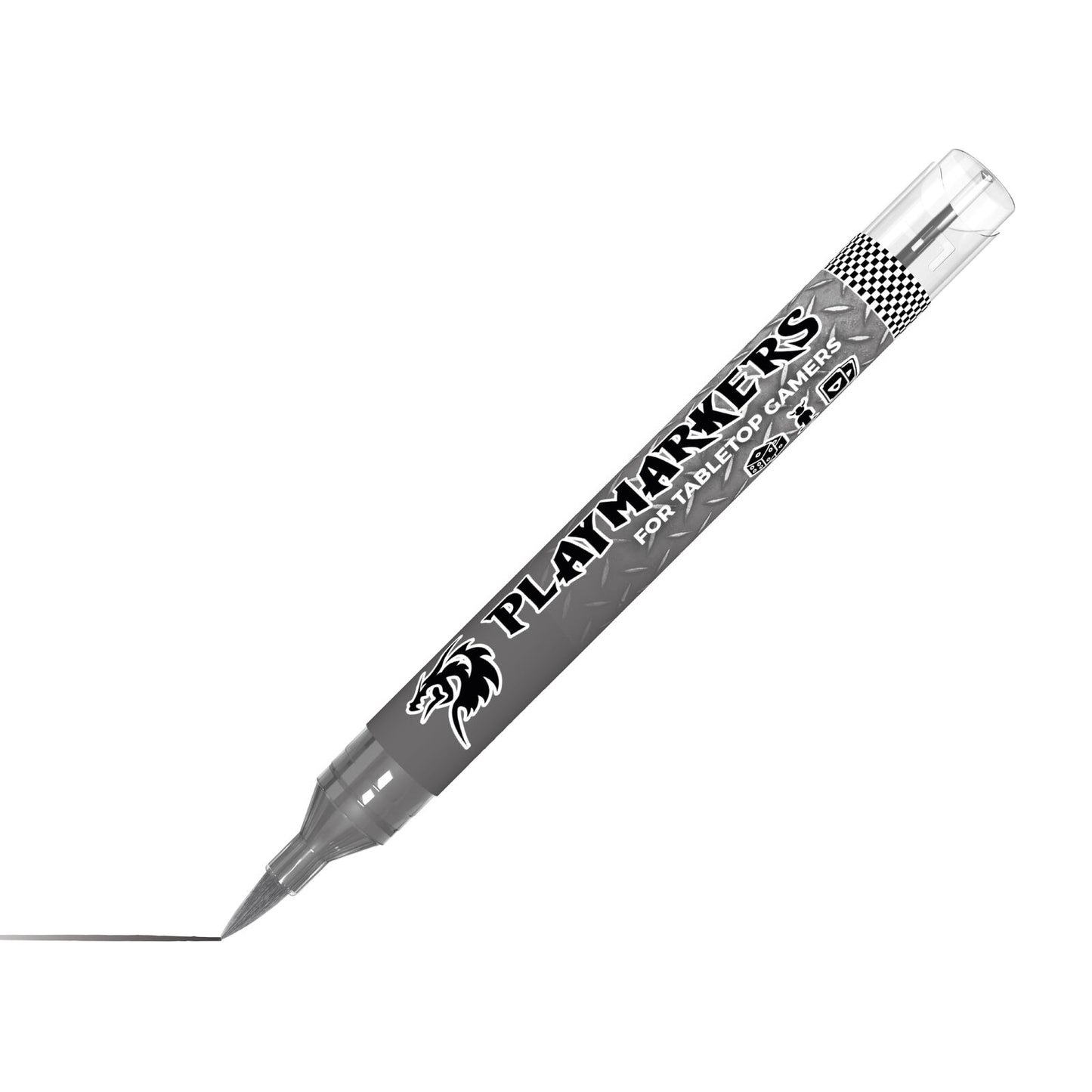 AK Interactive Playmarkers Acrylic Paint Marker GUN METAL AKM001