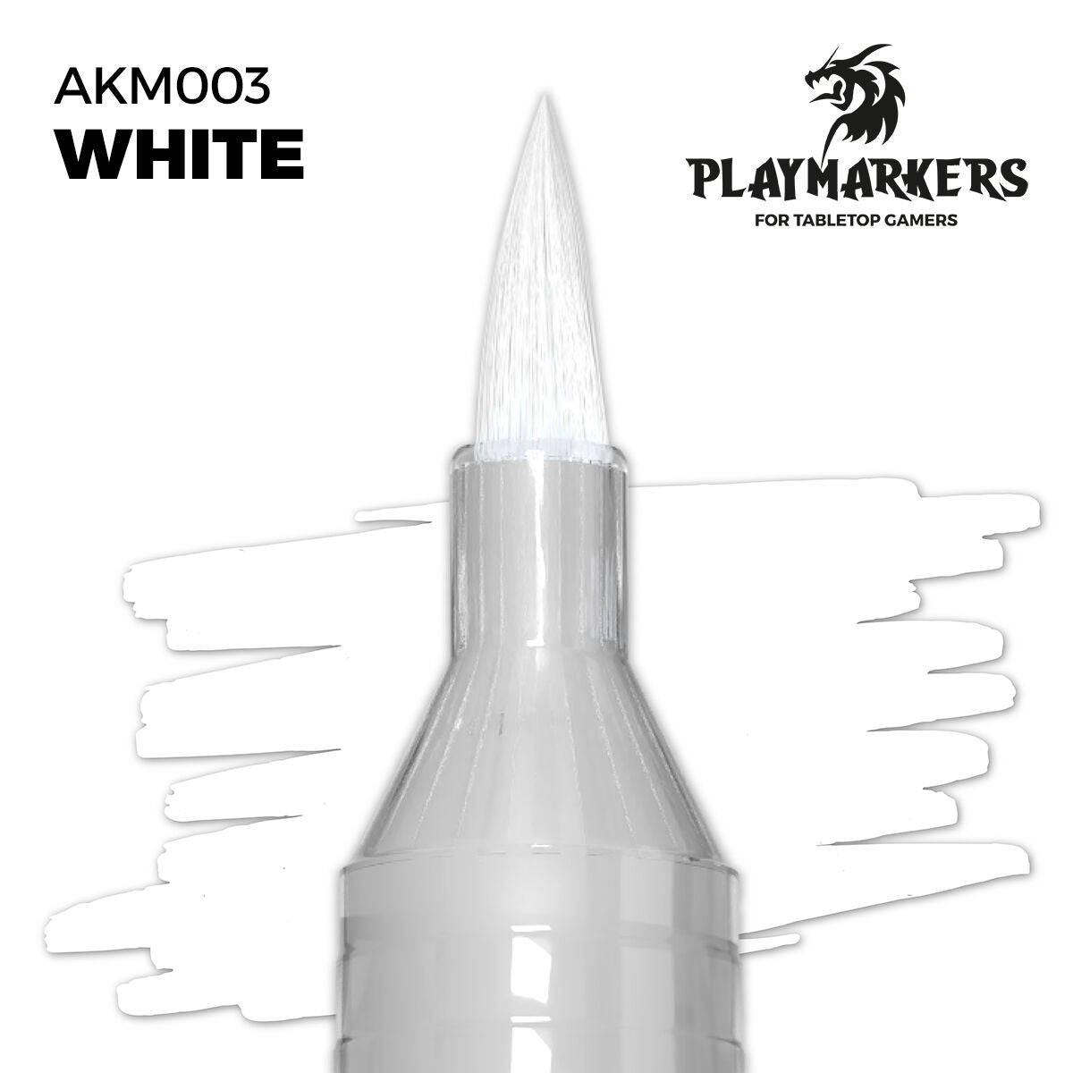 AK Interactive Playmarkers Acrylic Paint Marker WHITE AKM003