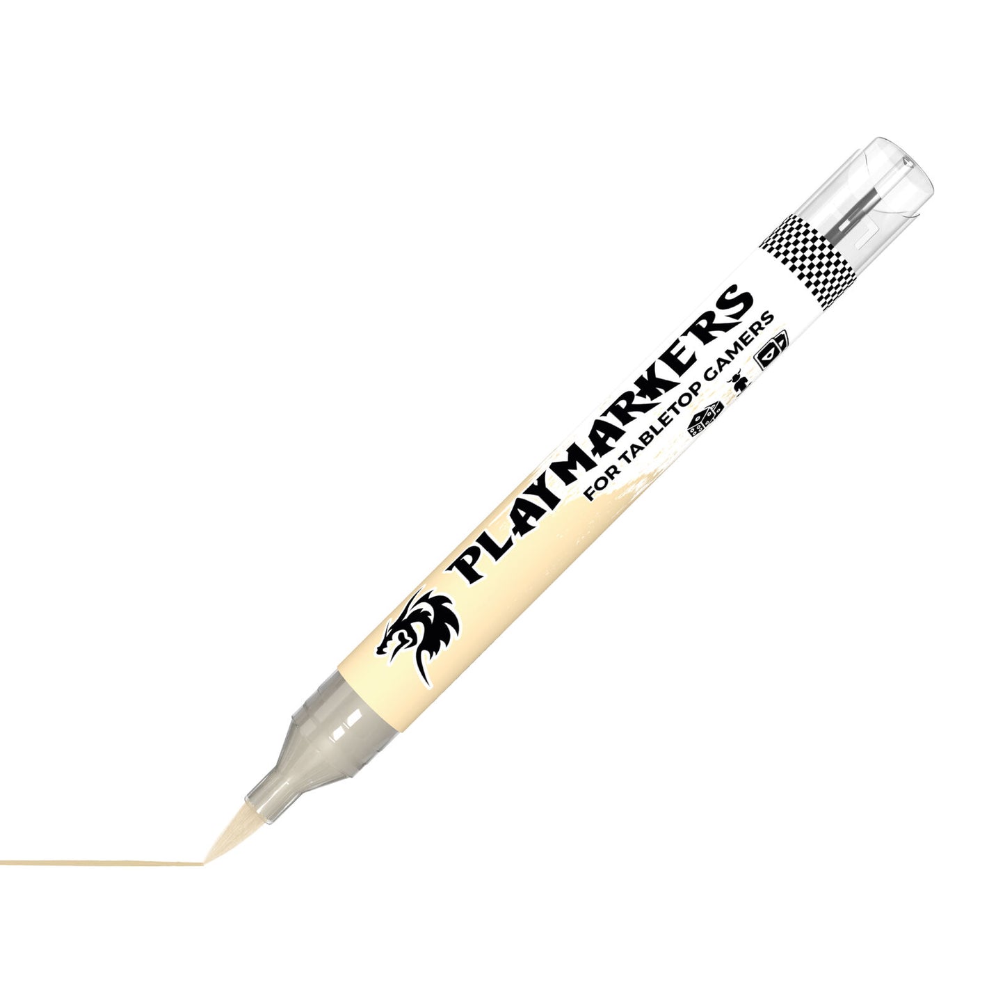 AK Interactive Playmarkers: Dirty White - Acrylic Paint Marker Item No.: AKM004