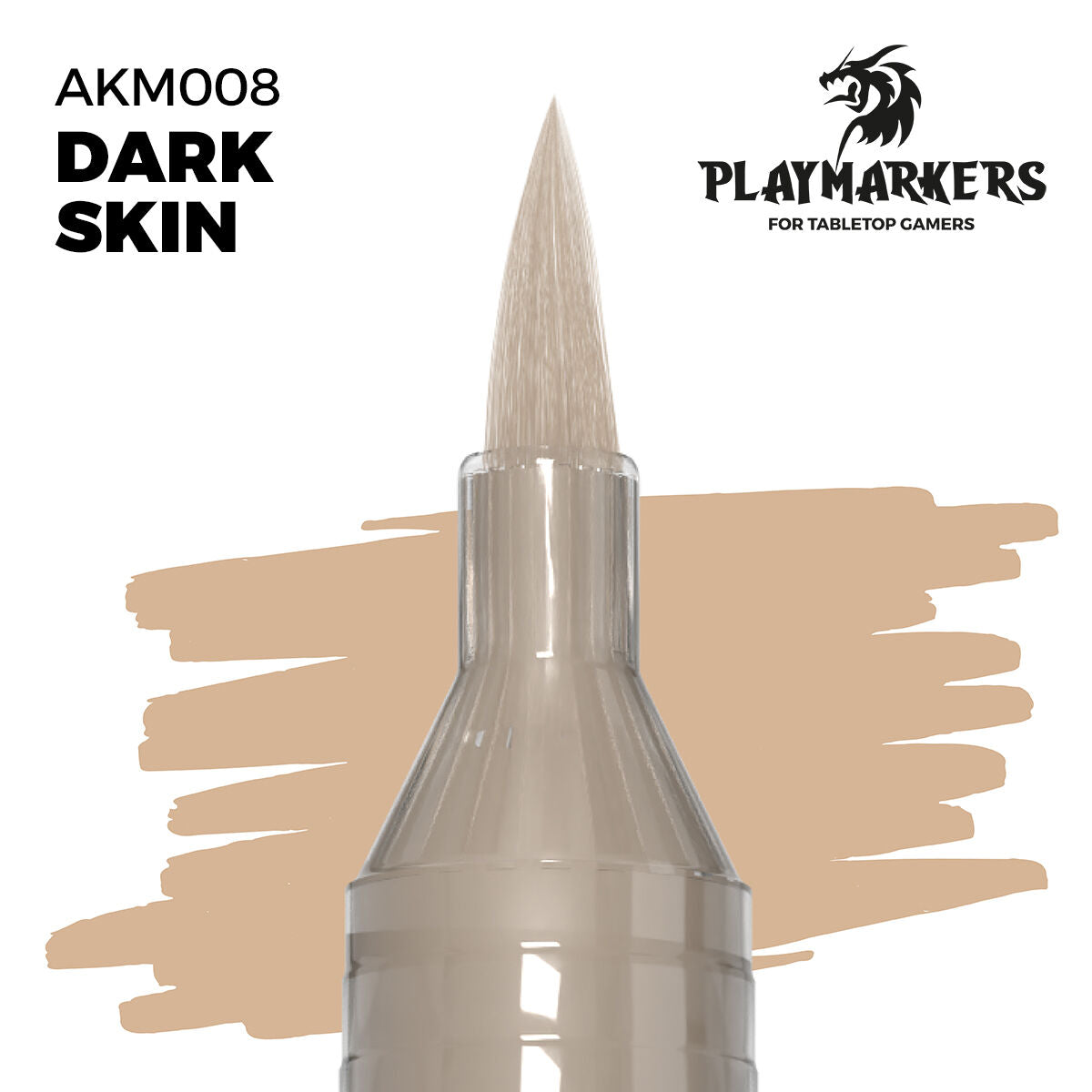 AK Interactive Playmarkers Acrylic Paint Marker DARK SKIN AKM008