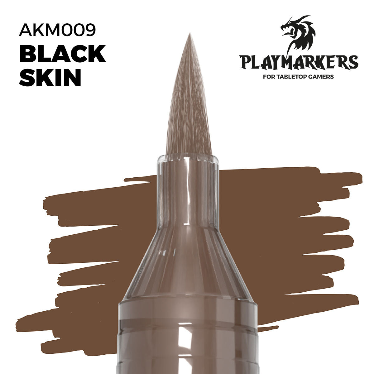 AK Interactive Playmarkers Acrylic Paint Marker BLACK SKIN AKM009