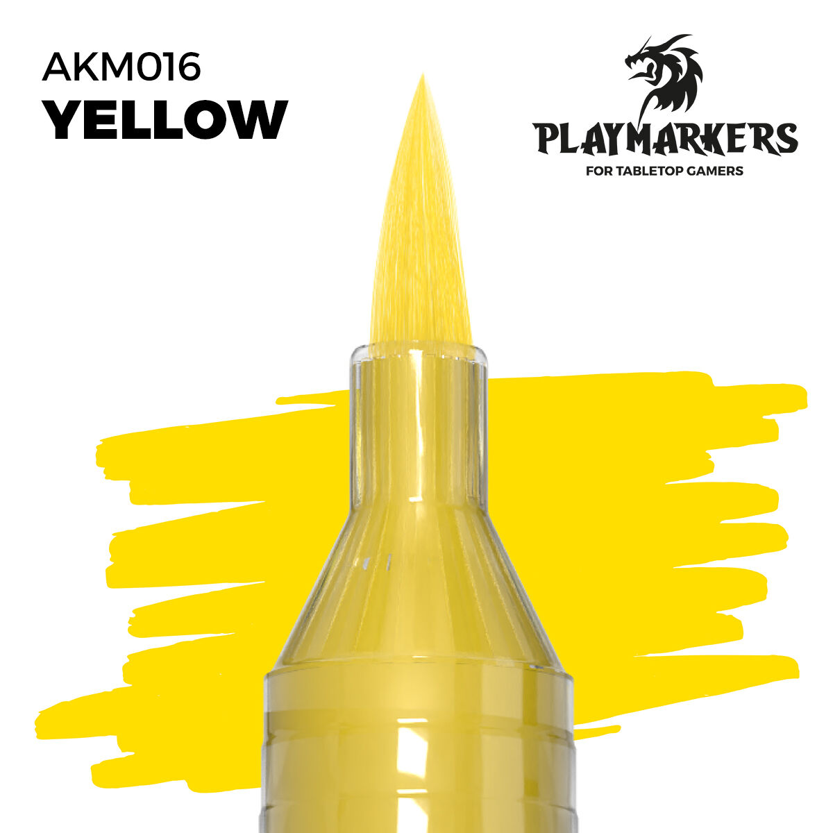 AK Interactive Playmarkers Acrylic Paint Marker YELLOW AKM016