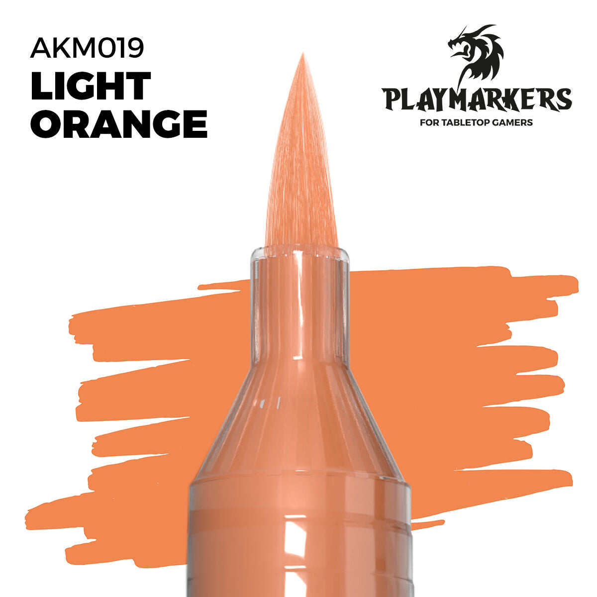AK Interactive Playmarkers Acrylic Paint Marker LIGHT ORANGE AKM019